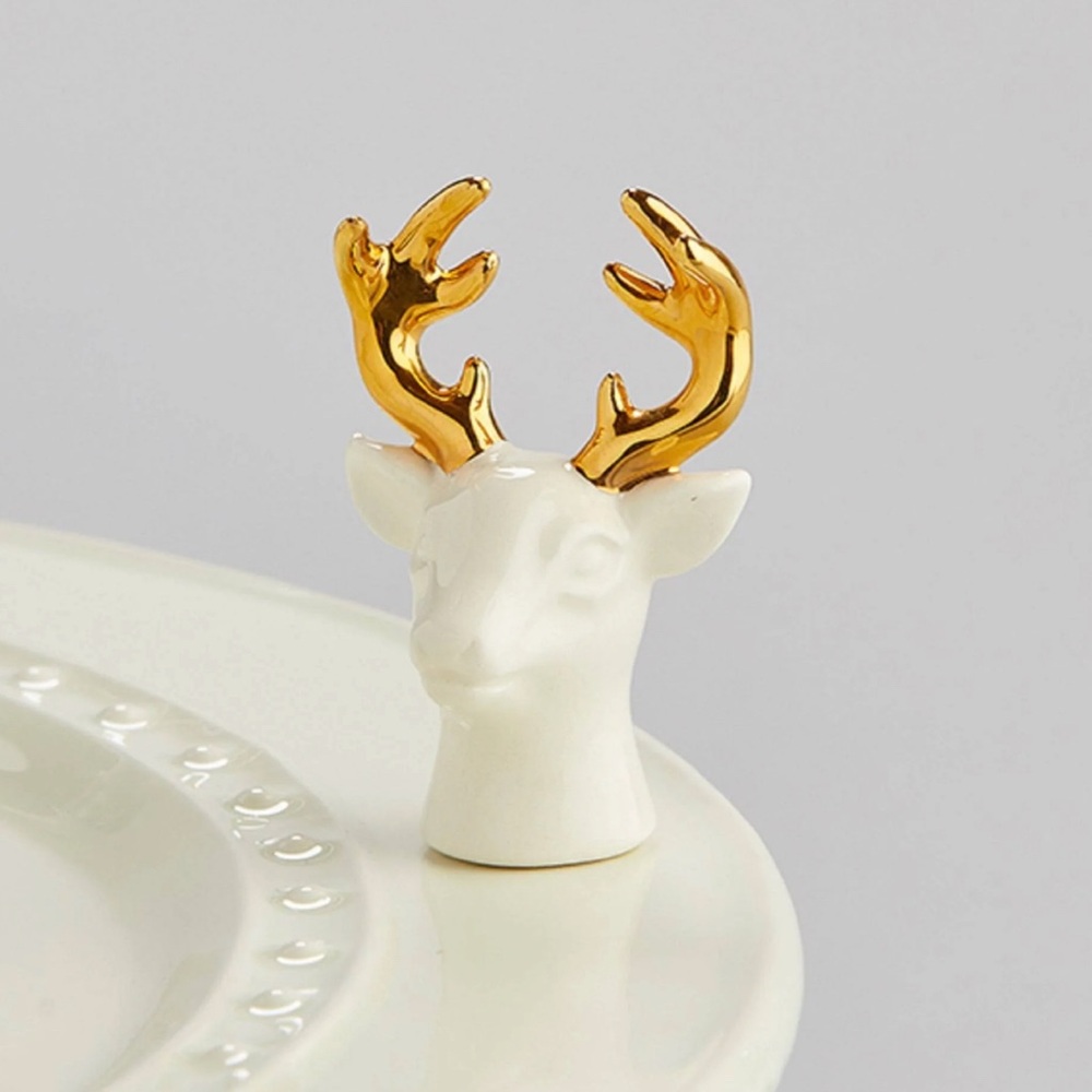 Nora Fleming RETIRED “OH DEER” Stag Head Mini NEW
